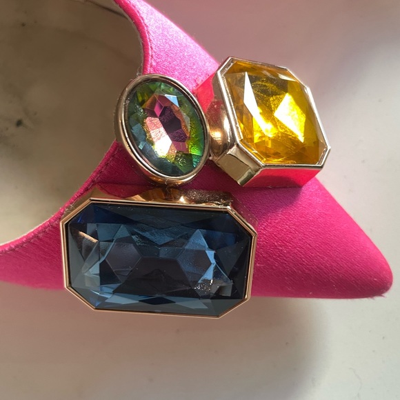 Sophia Webster Fuschia Pink Jeweled Stilleto - Picture 8 of 8